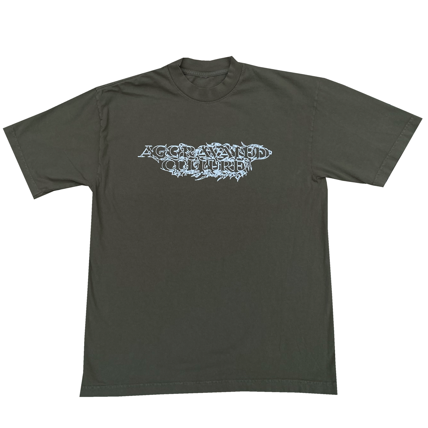 SPIKED TEE ARMY GREEN
