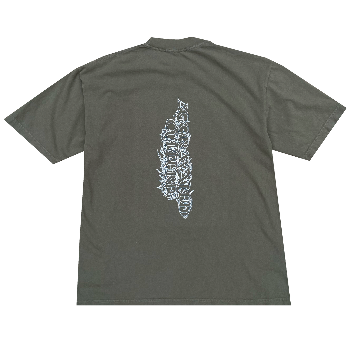 SPIKED TEE ARMY GREEN