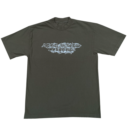 SPIKED TEE ARMY GREEN